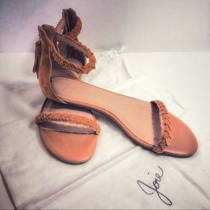 JOIE Amina Bare Braided Flat Sandals